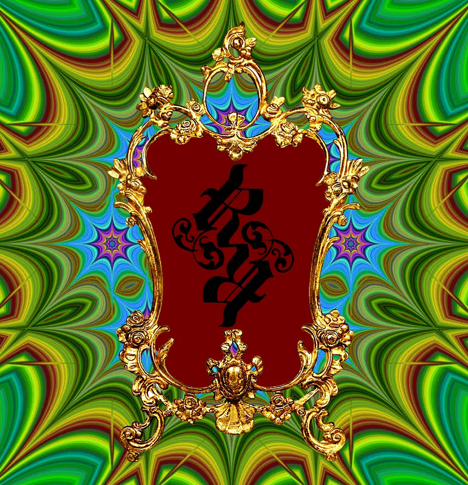 The Radical Renaissance emblem in a gilded frame